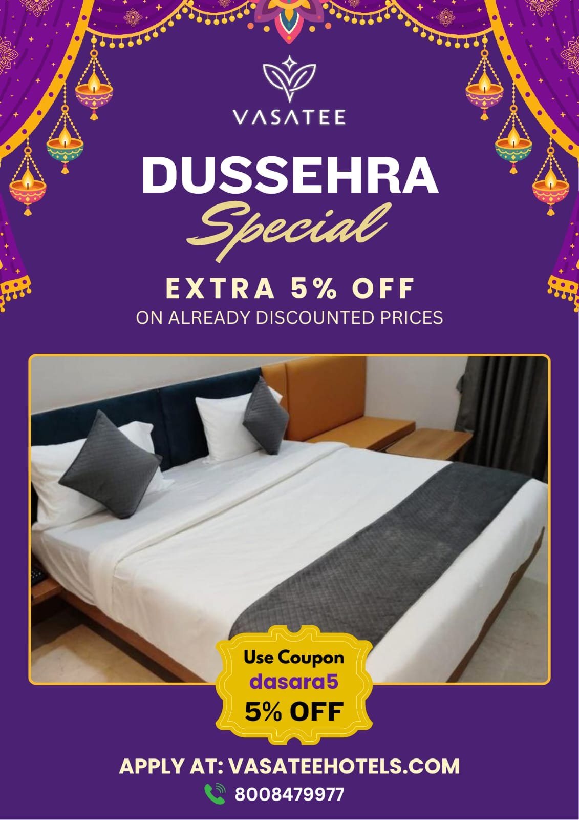 Durga Resort Arambol promotional flyer two