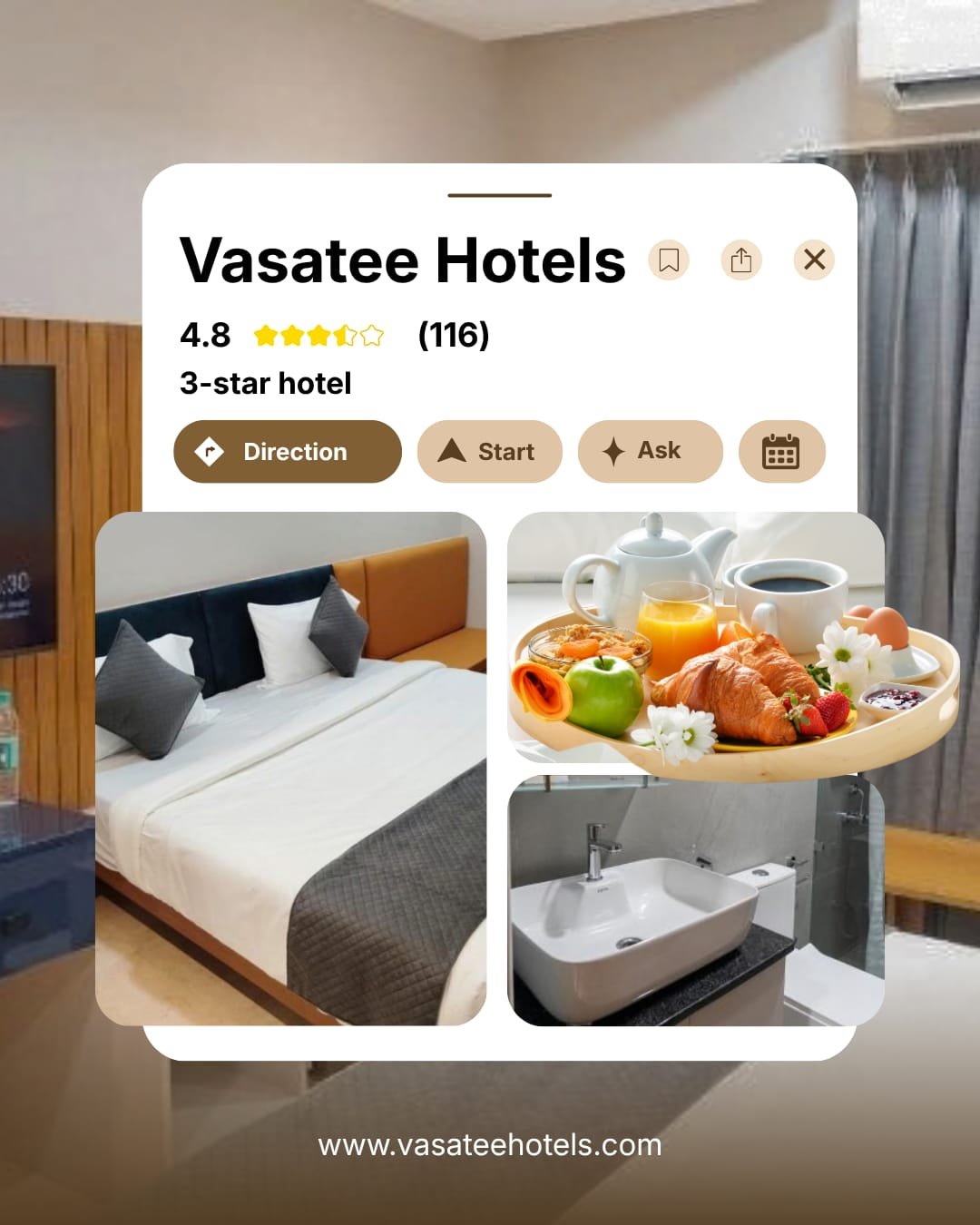 Vasatee Hotels social media creative two